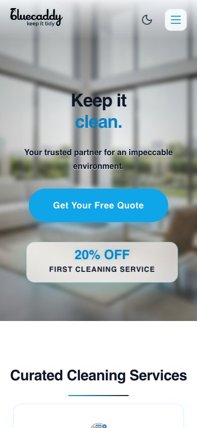 Bluecaddy mobile website