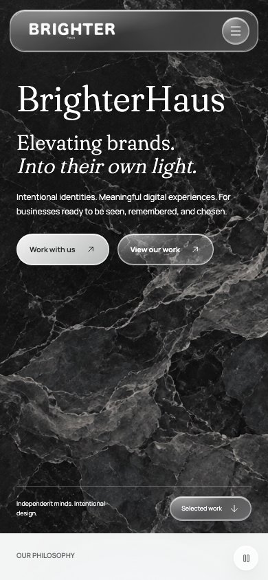 BrighterHaus mobile website